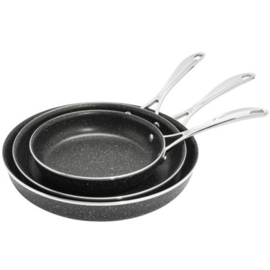 Henckels Capri Notte Granitium Fry Pan Set, 3 Piece. View a larger version of this product image.