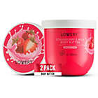 Alternate image 0 for Lovery Strawberry Milk Whipped Body Butter - 2 Pack - for Men & Women