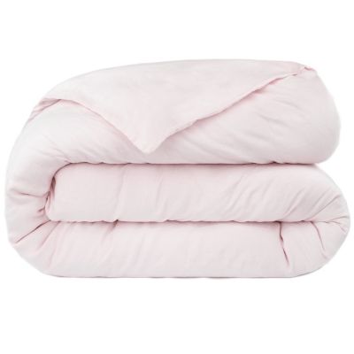 100% French Linen Duvet Cover - Full/Queen - Pink Sand   BOKSER HOME