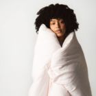 Alternate image 2 for 100% French Linen Duvet Cover - Full/Queen - Pink Sand   BOKSER HOME