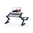 Alternate image 0 for RAINBEAN Adjustable and Foldable Portable Laptop Stand with Mouse Pad in Black