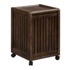 Alternate image 0 for NewRidge Home Goods Goods Abingdon Mobile (Rolling) Laundry Hamper with Lid Solid Wood - Espresso