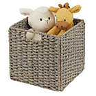 Alternate image 2 for mDesign Woven Seagrass Home Storage Basket for Cube Furniture, 2 Pack