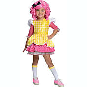 Rubies Lalaloopsy Deluxe Crumbs Sugar Cookie Girl Child Halloween Costume Medium 8-10