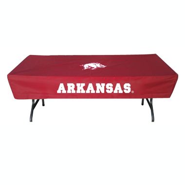 Rivalry Sports Team Logo Design Outdoor Travel Tailgating Arkansas 6 Foot Table Cover. View a larger version of this product image.