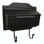 Special Lite Products SHC-1002-BLK Contemporary Horizontal Mailbox - Black