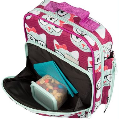 Bentology Insulated Lunch Box w Snack Pocket and Water Bottle Holder - Boys Girls and Kid's Lunch box To Keeps Food Hotter or Colder Longer. View a larger version of this product image.
