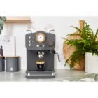 Alternate image 2 for Swan Nordic SK22111GRYN Espresso Maker Machine, 15 Bars Pressure, Milk Frother, 1.2L Tank, Grey