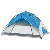 Infinity Merch Blue Camping Tent for 4 Person