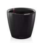 Alternate image 0 for Lechuza USA 11" Glossy Black Round Classico Planter with Water Reservoir