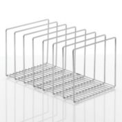 mDesign Metal Wire Pot/Pan Organizer Rack for Kitchen