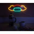 Alternate image 3 for Friends TV Show Central Perk Coffee Shop 16-Inch Neon Light Sign Replica   Official Home Decor Collectible   Hanging LED Wall Light, Trendy Room Essentials