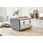 Alternate image 1 for Swan - Nordic Collection 4 Slice Toaster, 1500W, Matte Gray