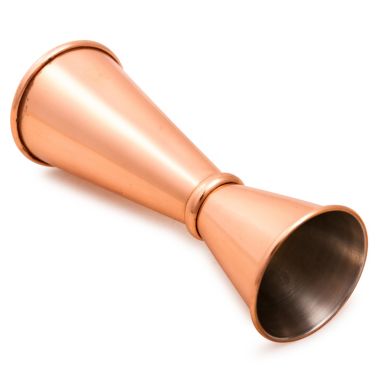 Lexi Home Stainless Steel Copper Plated Premium Double Jigger. View a larger version of this product image.