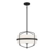 Trade Winds Lighting Garrett 3-Light Drum Pendant