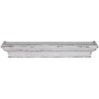 Alternate image 0 for TX USA Cheyenne 24" Solid Wood Floating Wall Shelf with Raised Edges - Distressed White