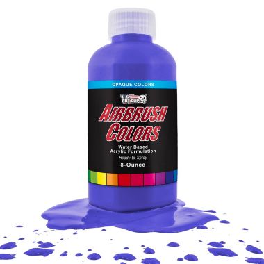 U.S. Art Supply Sapphire Blue, Opaque Acrylic Airbrush Paint, 8 oz.. View a larger version of this product image.