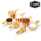 Alternate image 2 for 2lbDepot Copper Plated Measuring Cups, Premium 18/8 Stainless Steel Metal, Stackable