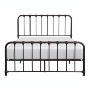 Lazzara Home Jocelyn Dark Bronze Metal Frame Queen Platform Bed