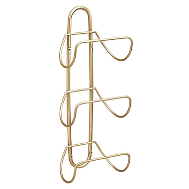 mDesign Bathroom Wall Mount Towel Rack. View a larger version of this product image.