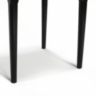 Alternate image 2 for The Bianco Collection Alto 18" Square Italian Carrara White Marble Side Table with Black Legs