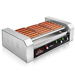 Electric 18 Hot Dog 7 Roller Grill Cooker Machine 900-Watt