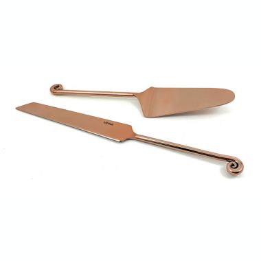 Vibhsa Cake Knife and Server Set (Treble Note). View a larger version of this product image.