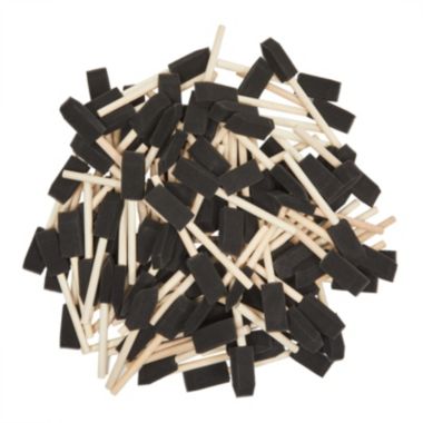 Juvale 1 Inch Foam Brushes for Painting, Crafts, Mod Podge, Wood Stain (120 Pack). View a larger version of this product image.