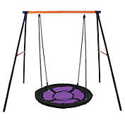 Stock Preferred 40&quot; All-Steel Web Tree Saucer Swing with Stand