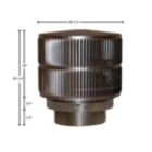 Alternate image 1 for 12'' Superior Round Chimney Cap with Louvered Screen