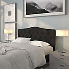 Alternate image 0 for Emma + Oliver Tufted Upholstered Queen Size Headboard in Black Fabric