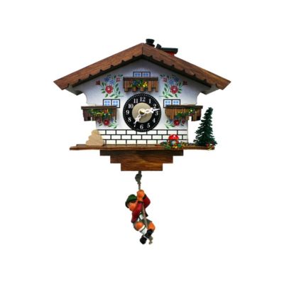 Alexander Taron 6.75" Engstler Battery-Operated Mini Cuckoo Wall Clock