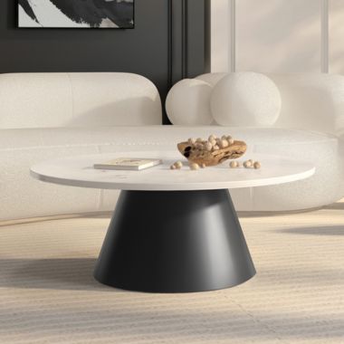 Inspired Home Xavian Marble Coffee Table. View a larger version of this product image.