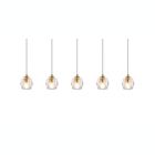 Alternate image 3 for Elegant Lighting Luxurious Eren Adjustable Hanging 5 Lights Pendant for Living Room, Kitchen, Bedroom & Hallway, Gold