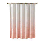 Alternate image 2 for Saturday Knight Ltd Splatter Metallic Gold Accents Fabric Bath Shower Curtain - 70" x 72", Pink