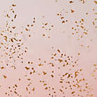 Alternate image 3 for Saturday Knight Ltd Splatter Metallic Gold Accents Fabric Bath Shower Curtain - 70" x 72", Pink