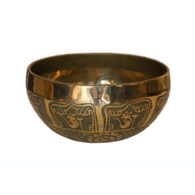 Cottage Handicraft, Hand-made Singing Bowl, Small with free Elephant Gift. View a larger version of this product image.