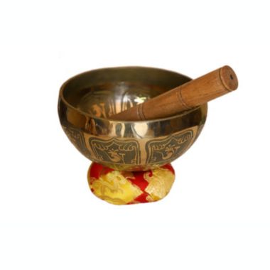 Cottage Handicraft, Hand-made Singing Bowl, Small with free Elephant Gift. View a larger version of this product image.