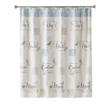 Saturday Knight Ltd New Hope Nature Scenes Fabric Bath Shower Curtain - 70" x 72", Multi. View a larger version of this product image.