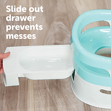 Jool Baby Products Potty Training Chair With Handles, Splash Guard, Removable Bowl, Aqua. View a larger version of this product image.