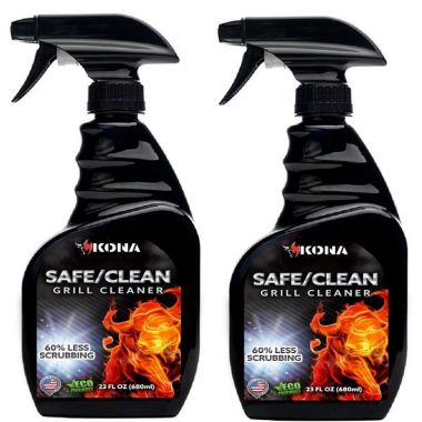 Safe/Clean Oven & Grill Cleaner Spray Heavy Duty - 60% Less Scrubbing - Eco-Friendly Food Safe Grill & Oven Degreaser. View a larger version of this product image.