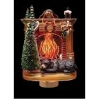 Alternate image 0 for 6 Inch Black Bear Fireplace Night Light Flicker Bulb