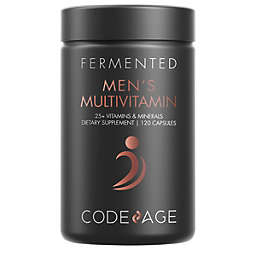 Codeage Men's Fermented Multivitamin, 25+ Vitamins & Minerals, Probiotics, Digestive Enzymes, Daily Supplement - 120ct