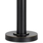 Alternate image 2 for Saltaro Sherpi 26 Inch Metal Table Lamp, Dimmer, Fabric Shade, Bronze, Black- Saltoro Sherpi