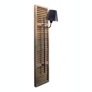Melrose Decorative Shutter Lamp Light Fixture 56"H Wood/Metal. View a larger version of this product image.