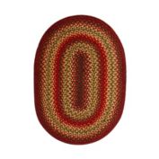 Home Spice Decor 8' x 10' Oval Cider Barn Jute Braided Rug