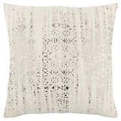 Rizzy Home 20" x 20" Pillow Cover - T13275 - Natural/ Silver