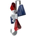 Alternate image 1 for GCI 21.25" Red and Blue Christmas Wreath Hanger