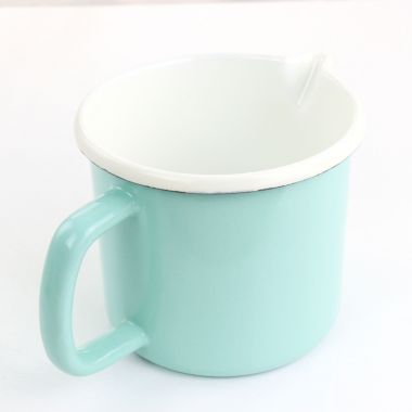 Martha Stewart Enamel on Steel Measuring Cup in Turquoise. View a larger version of this product image.