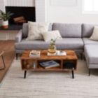 Alternate image 3 for Smool Mid-Century Modern Retro Coffee Table with Storage Drawer in Brown